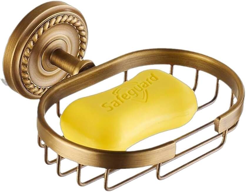 Vintage Soild Brass Brush Bathroom Products Bronze Antique Classical Wall Mount Bathroom Accessories,soap net