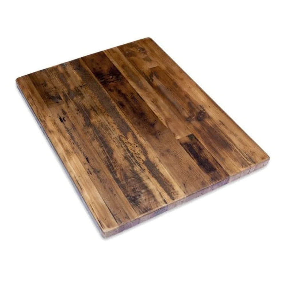 Reclaimed Wood Economy Straight Plank Table Tops