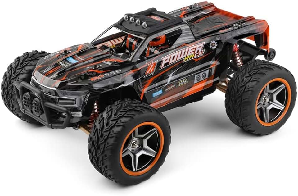 WLtoys High-Speed RC Car 104016 104018 RC Car 55KM/H 3660 Brushless Motors 2200mAh Batterys 4WD Alloy Electric Remote Control Crawler Toy Adults (104018 1 * 2200)