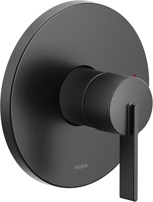 Moen UT2261BL Cia M-CORE 2-Series 1-Handle Shower Trim Kit, Valve Required, Matte Black