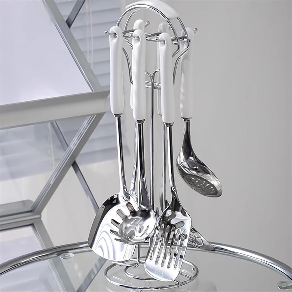 Kitchen Utensil Set Cooking Baking Kitchen Tools Shovel Spoon, 7 pieces, rohin-56