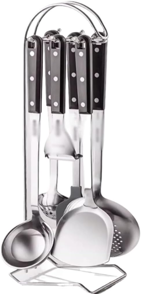 DFHBFG Thickened Anti-scalding Rice Spoon Frying Shovel Kitchenware Set Kitchen