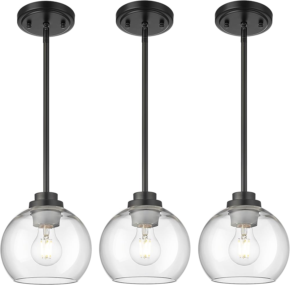 Pendant Lights Kitchen Island 3 Pack, 7