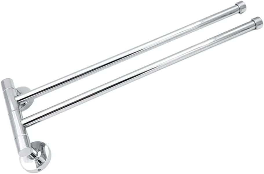 Bathroom Towel Rack 360 Degree Rotatable Towel Holder Space Steel Towel Hanger Kitchen Shelf