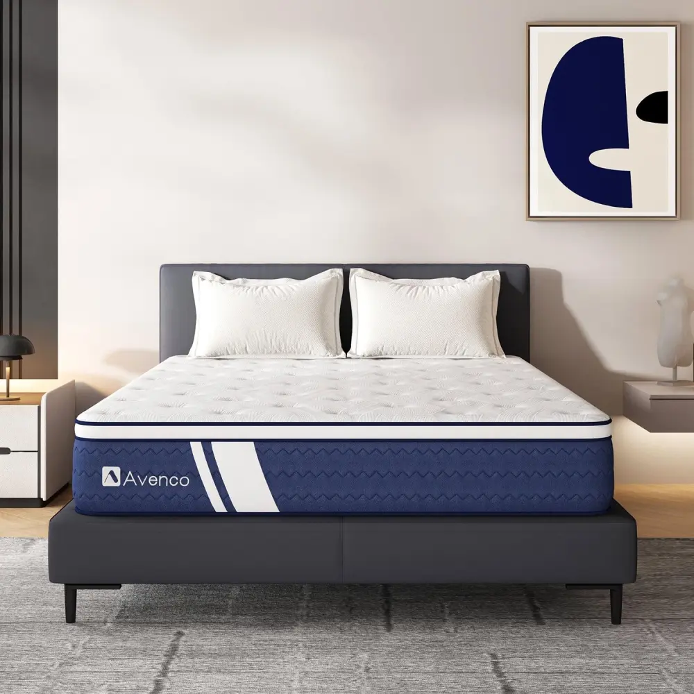 Avenco 12 Gel Memory Foam and Pocket Spring Hybrid Mattress, Twin Mattress, Adult