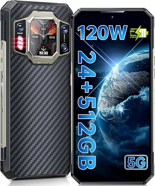 OUKITEL WP30 Pro 5G Rugged Smartphone Unlocked - 24GB+512GB 6.78
