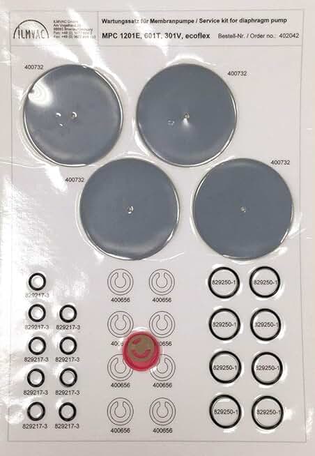 Welch 2052 Diaphragm Vacuum Pump Service Kit