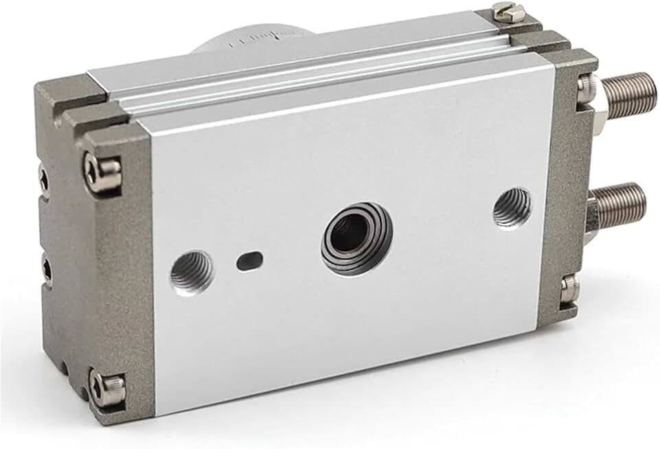 Pneumatic Rotary Table Cylinder Bolt Adjustment 90 Degrees 180 Degrees MSQB-100A 1Pcs
