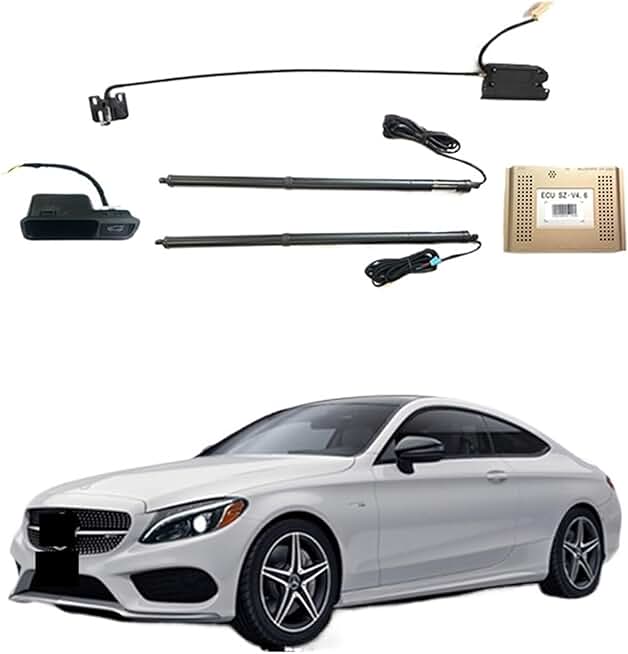 Car Power Trunk Lift Compatible with Mercedes Benz C Coupe-5 2015~2023 Electric Hatch Tailgate Tail Gate Strut Auto Rear Door Actuator