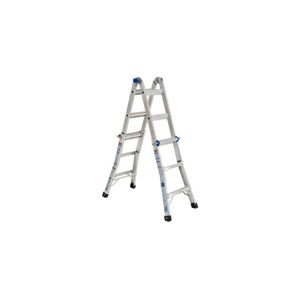 Werner MT-13 14 ft. Reach Aluminum Telescoping Multi-Position Ladder with 300 lbs. Load Capacity Type IA Duty Rating