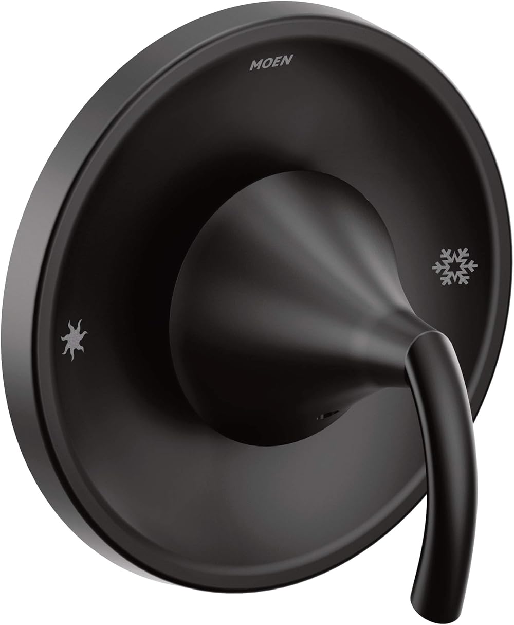 Moen T2741BL Glyde Posi-Temp Valve Trim, Valve Required, Matte Black