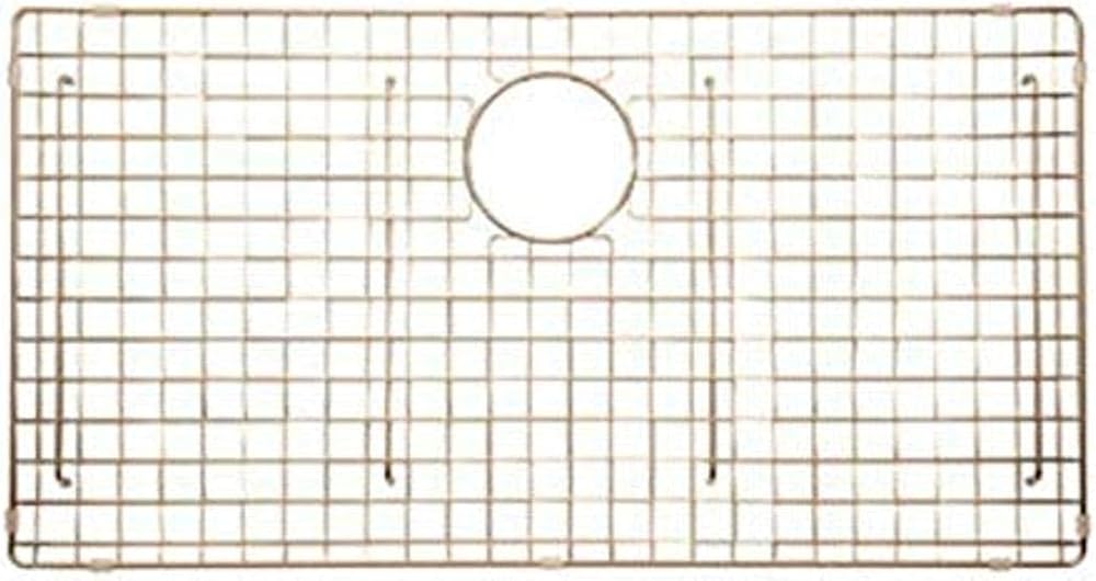 Rohl WSGRSS3016SC Ac31Lm-Apc/To Sinks In Stainless Copper Vinyl with Feet Wire Sink Grid