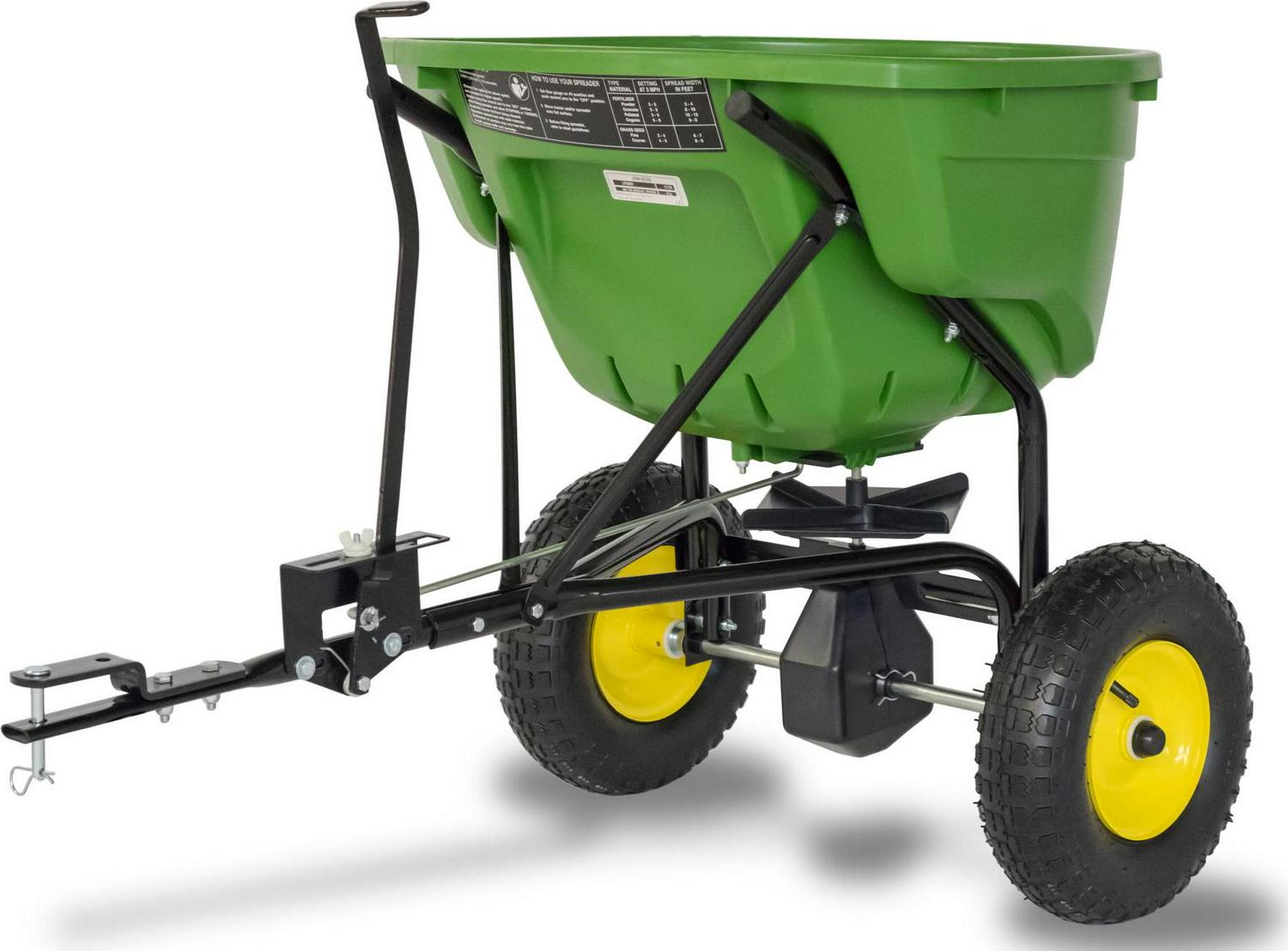 John Deere 130-lb Capacity Broadcast Tow-Behind Spreader