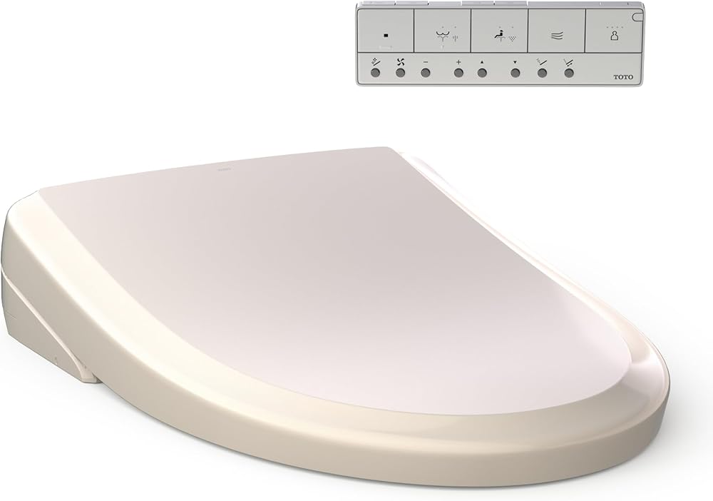 TOTO SW4734#12 WASHLET Electronic Bidet Toilet Seat, Elongated, Sedona Beige