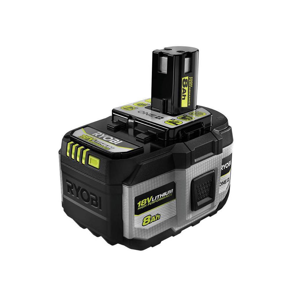 RYOBI ONE+ 18V 8.0 Ah Lithium-Ion HIGH PERFORMANCE Battery