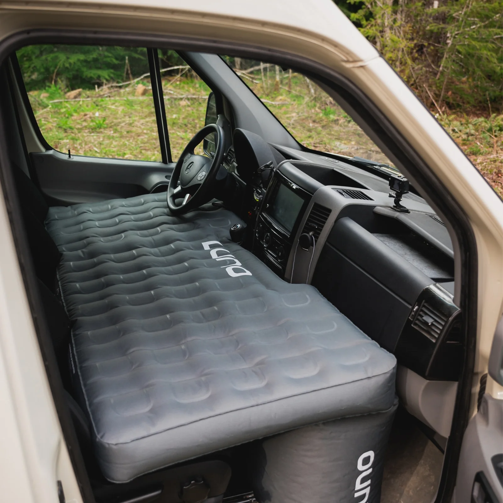 Front Cab Air Mattress — Camper Vans