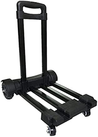 Heavy Duty Folding Foldable Hand Sack Truck Barrow Cart Wheel Trolley Folding Truck Travel Luggage Cart Schoolbags Shopping Cart