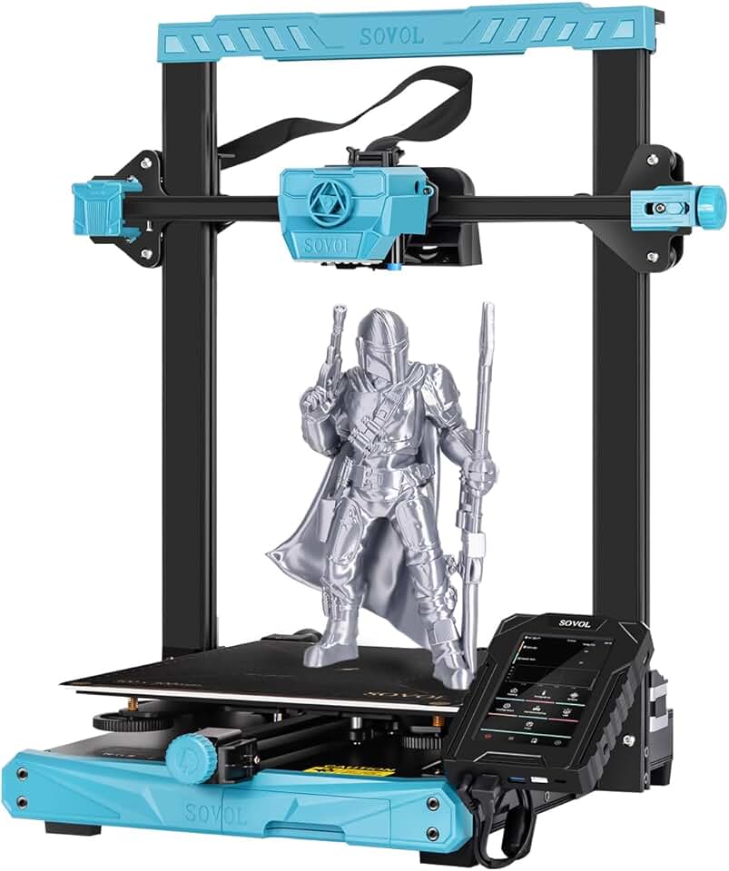 Sovol SV07 Plus 3D Printer with Klipper Firmware, Max Print Speed 500mm/s, 300℃ High Temp, 600W Power Supply 420W Hotbed 5