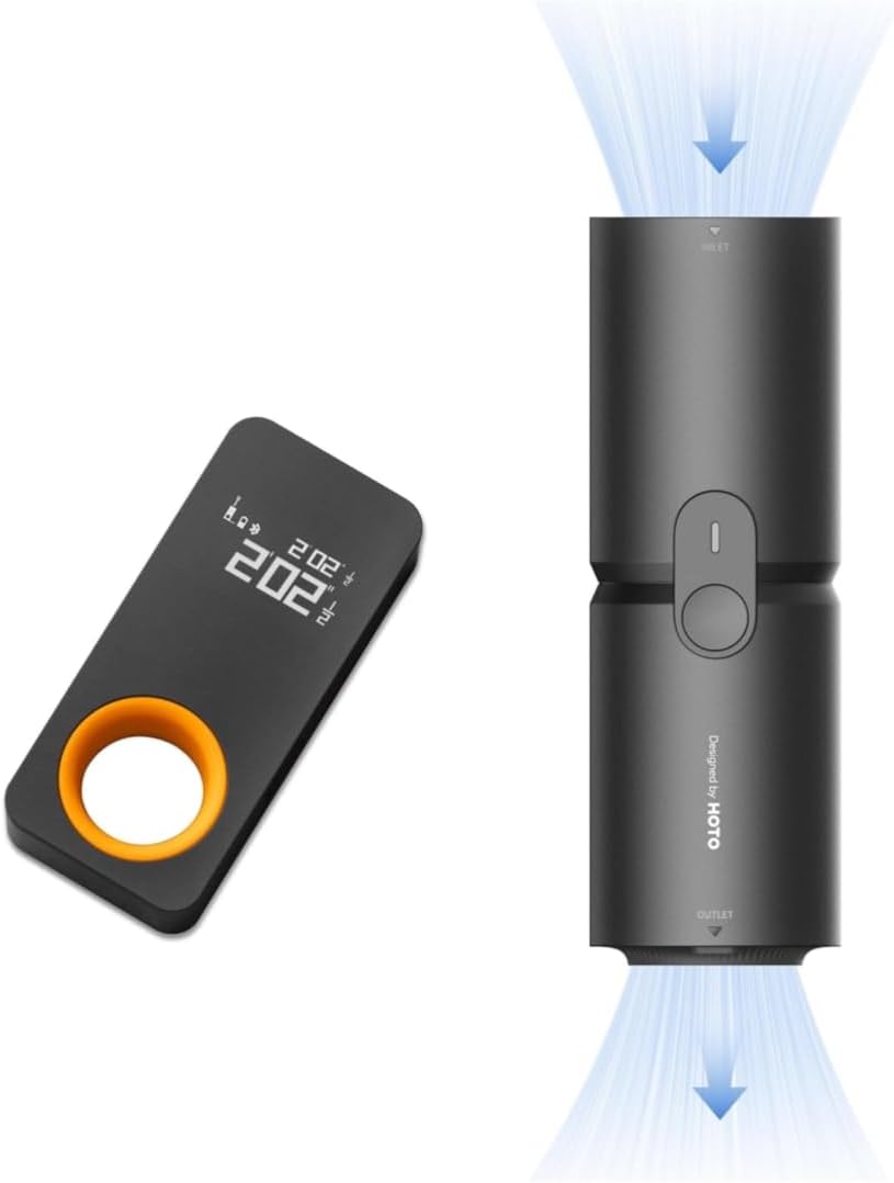 HOTO Handheld Vacuum Cleaner Cordless Bundle with Laser Measuring Tool, 98ft Laser Distance Measure Tool ±2mm Accuracy