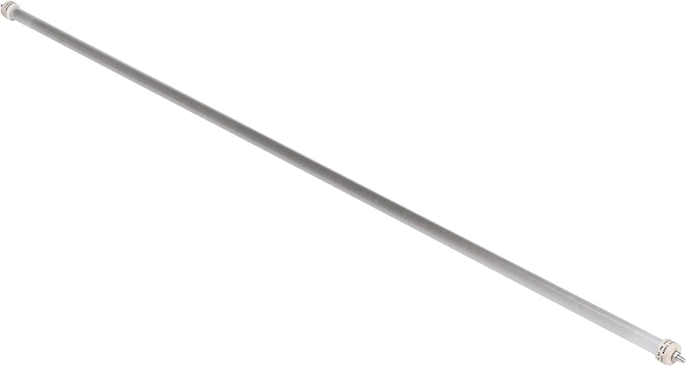 TPI Corporation 671-5018, Fostoria Replacement Quartz Tube Heating Element for TPI OCH-46 Series, 277 Volts, 2000-Watts, 39.7 in lg., Frosted Finish, w/threaded stud