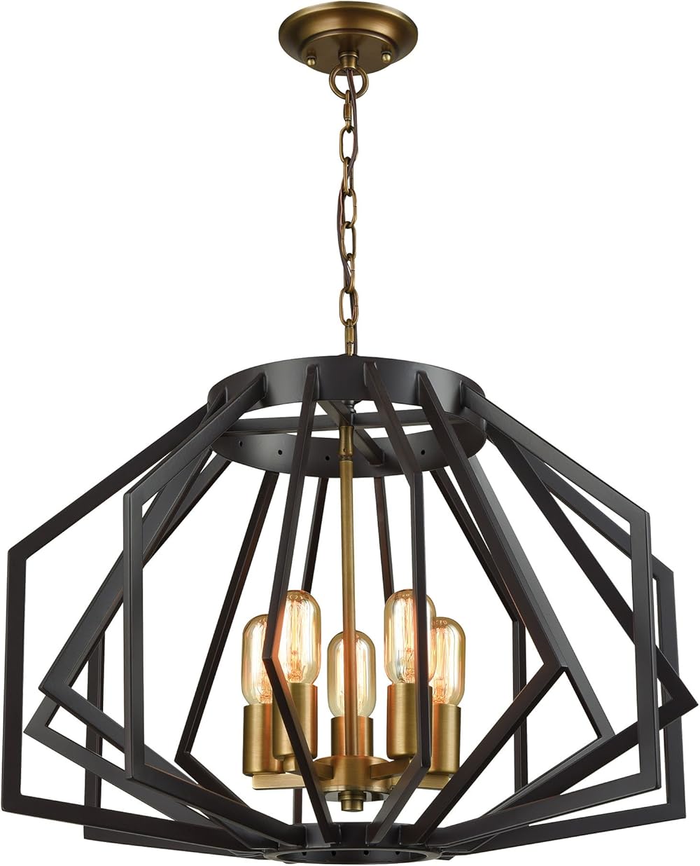 D3133 Chandelier, Bronze