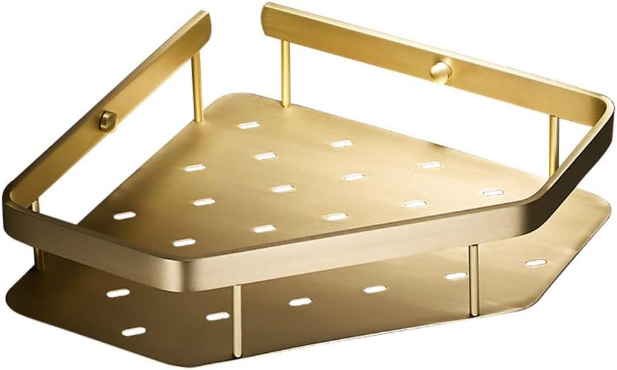 Solid Copper Bathroom Storage Rack in The Bathroom