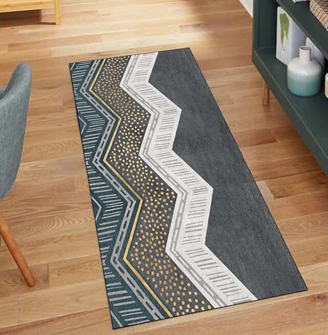 Runners for Hallway Non Slip Grey 3'x20' Modern Home Decor Non Slip Washable Runner Carpet for Corridor Hallway