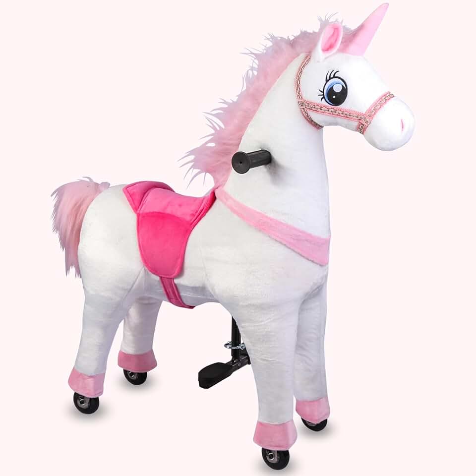 Unicorn Ride On Toy for Age 4 to 9 Kids