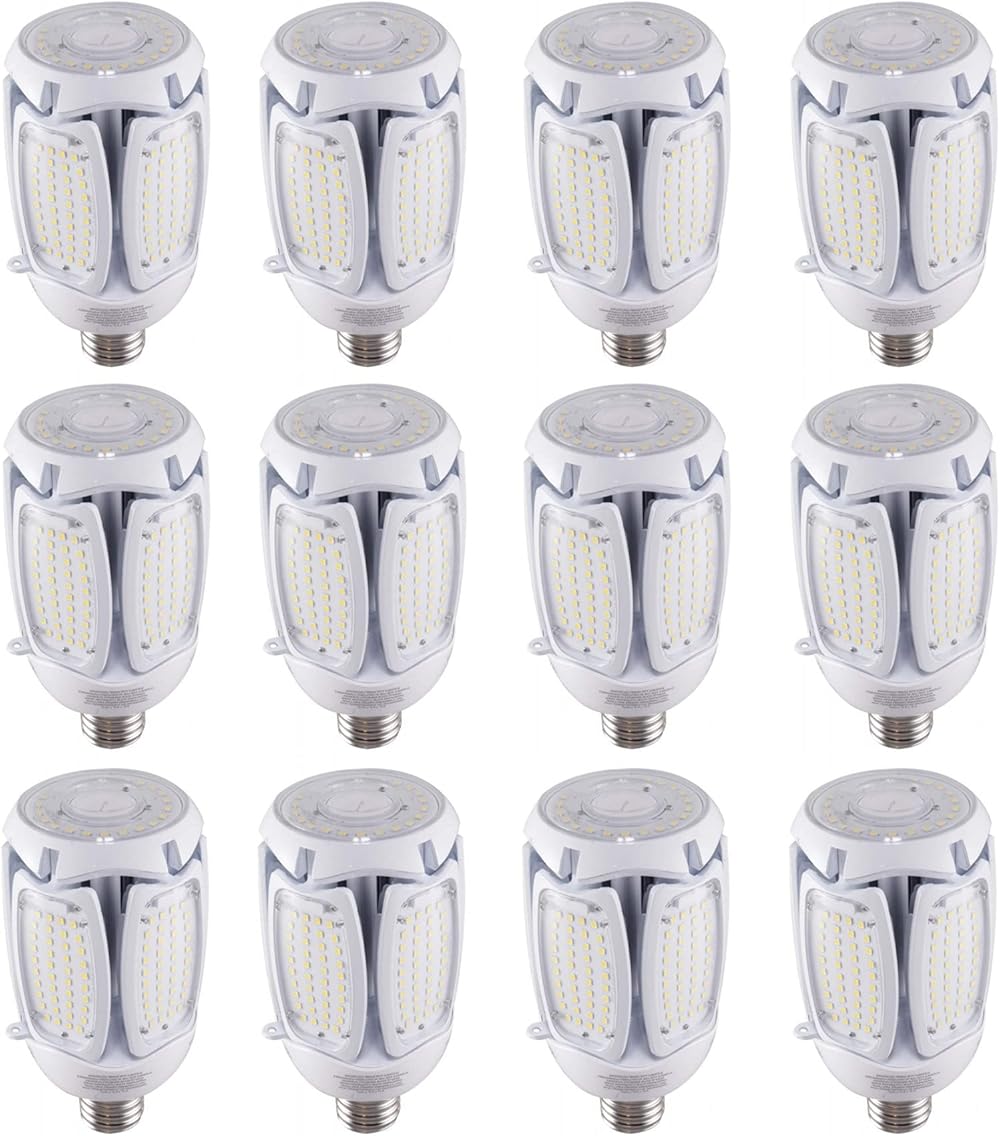 S39752 60 Watt LED HID Replacement; 5000K; Mogul Extended Base; Adjustable Beam Angle; Type B Ballast Bypass; 100-277 Volt; Pack of 12