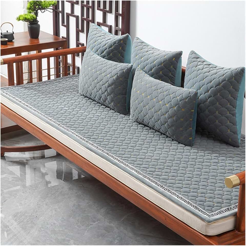 Sofa Cushion Four Seasons Universal Chinese Sofa Cover Bed Cushion Cushion is Not Easy to Slip Cover Cloth(70 * 150cm)