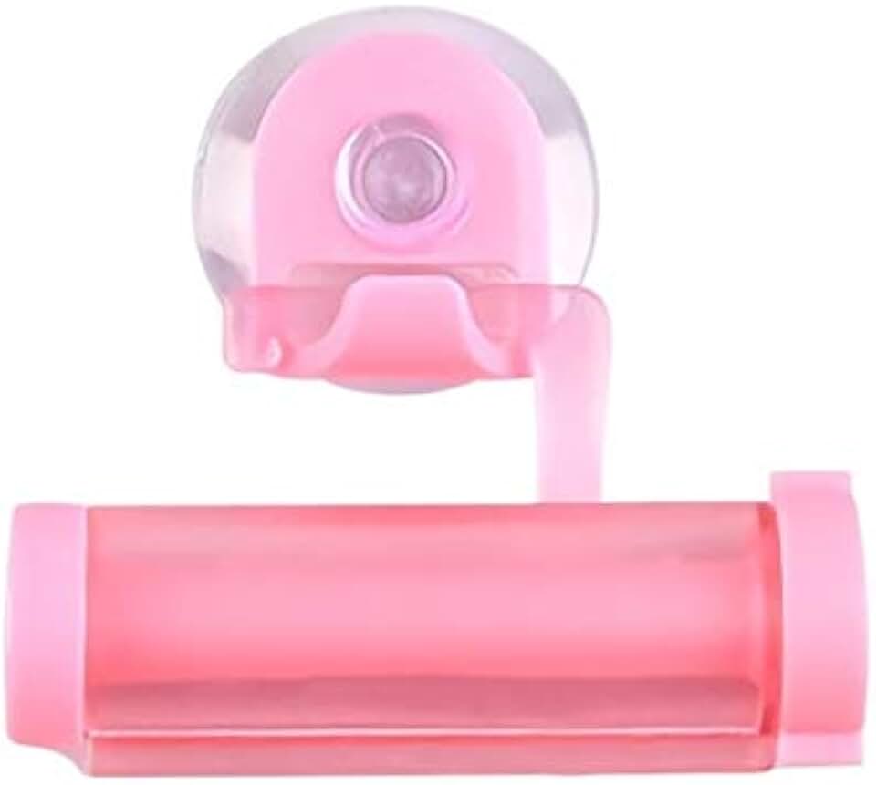 Plastic Toothpaste Dispenser Sucker Holder Rolling Tube Squeezer Dental Cream Bathroom Manual Syringe Gun Dispenser(D)