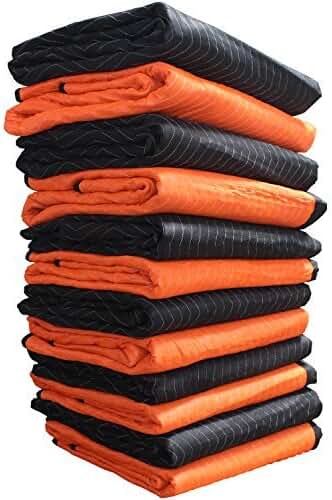 Forearm Forklift FFBMB12 Full Size Heavy Weight Quilted Moving Blanket (84 lb/dz), 72