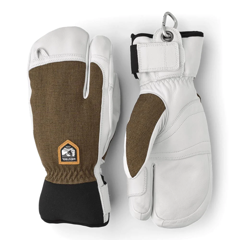 ARMY LEATHER PATROL 3-FINGER GLOVE - 2024