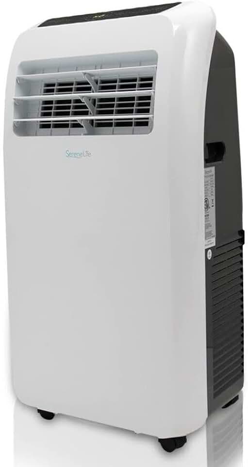 Stay Cool or Warm 325 Sq/Ft. Portable A/C Air Conditioner with Heater Function Remote Control 12,000 BTU Compact Freestanding Room Hassle-Free Room Cooling & Heating, Quick Setup Sleek Body Housing