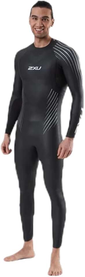 2XU Men's P:1 Propel Wetsuit - Black/Silver Shadow