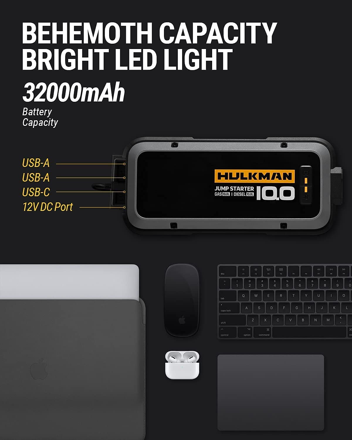 HULKMAN Jump Starter for Gas and Diesel Engines