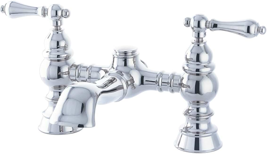 Kingston Brass CC1131T1 Heritage Clawfoot Tub Faucet, 6 inch in Spout Reach, Polished Chrome
