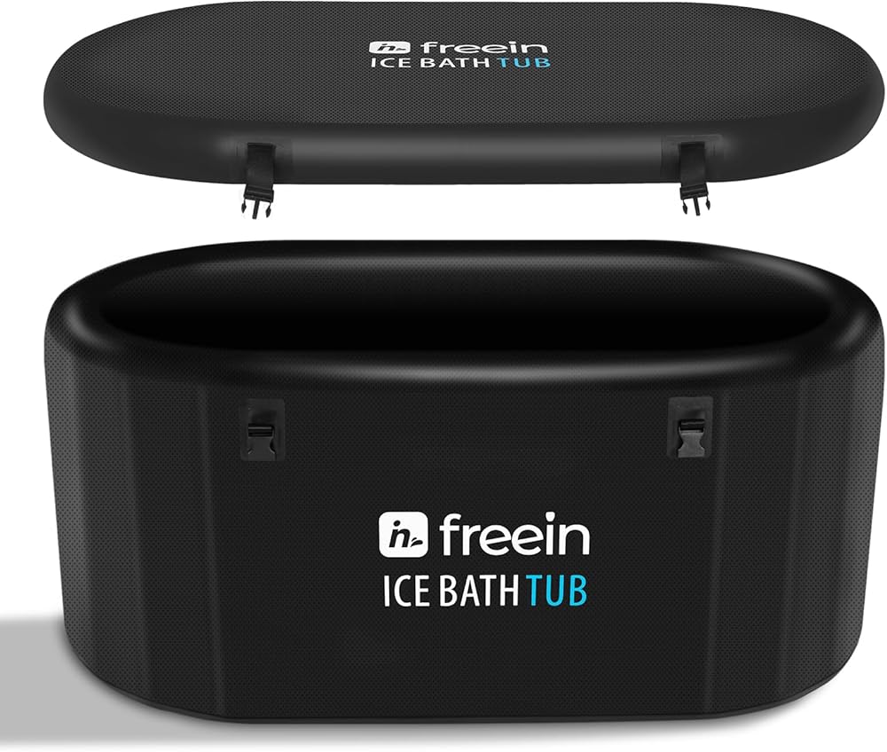 Freein Ice Bath Tub For Athletes Water Chiller Compatible Cold Plunge Outdoor, Portable, Foldable Cold Plunge Tub for Adults60