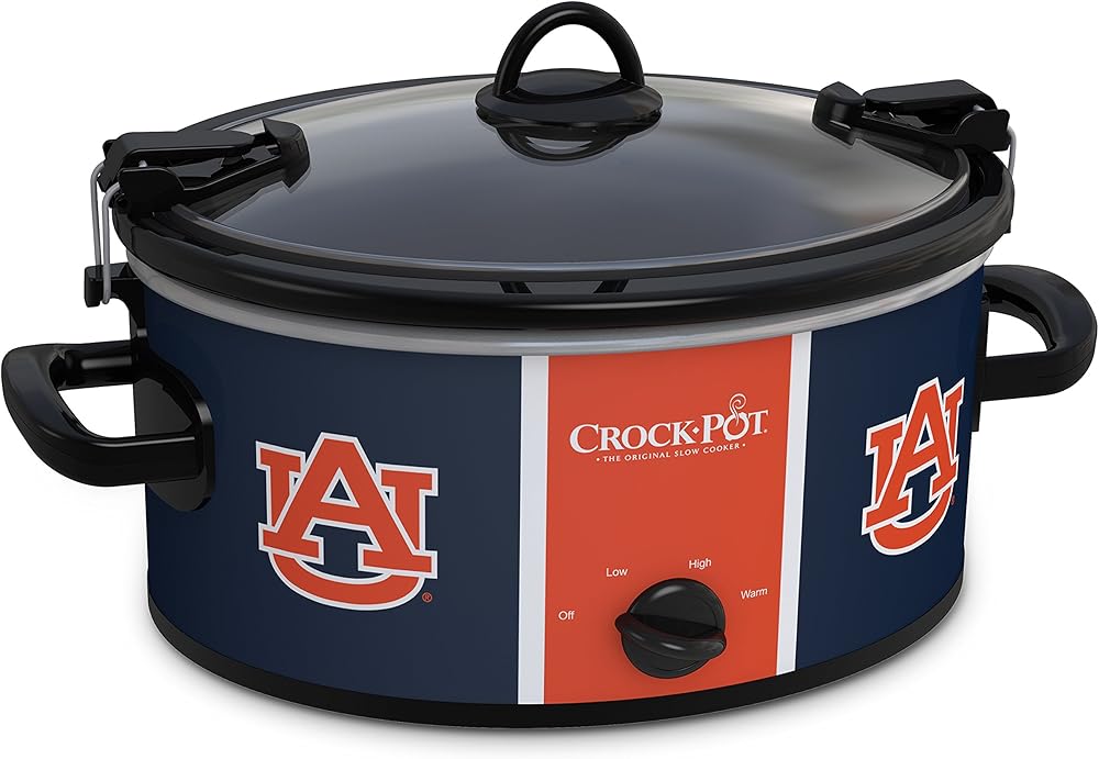 Auburn Tigers Collegiate 6-Quart Cook & Carry Slow Cooker