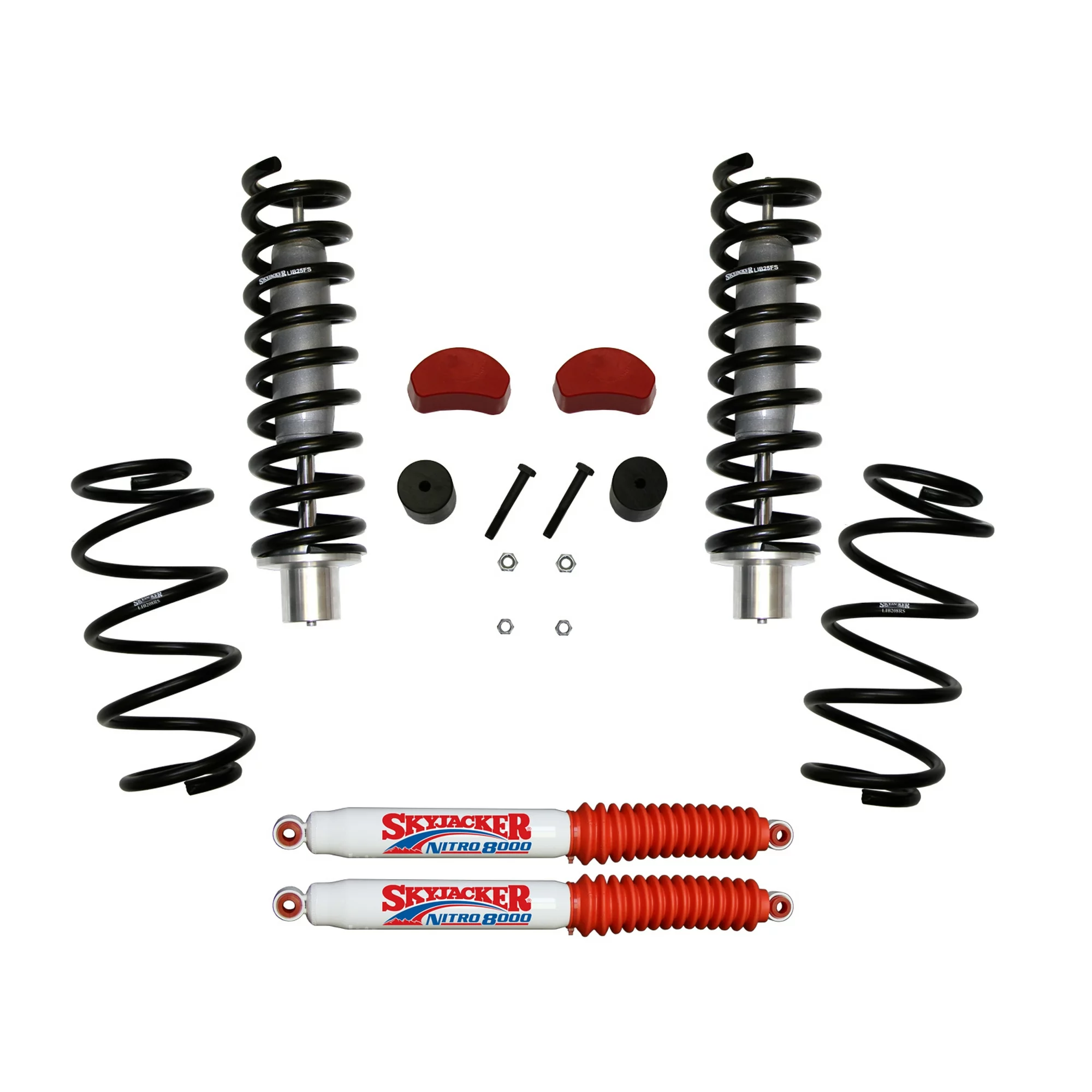 Lift Kit Suspension Fits select: 2008-2012 JEEP LIBERTY, 2007-2011 DODGE NITRO