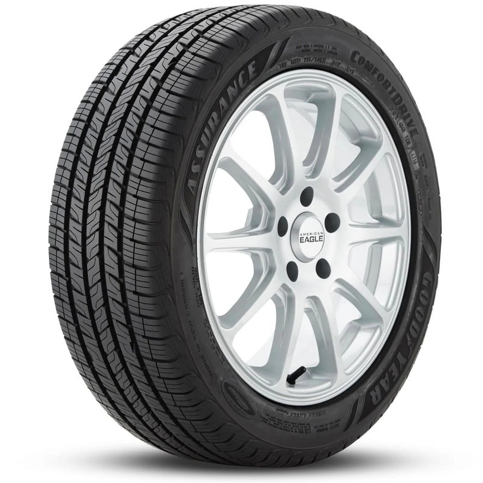 4 Goodyear Assurance Comfortdrive 215/65R16 98V All Season Tires 60K MI Warranty 413002582 / 215/65/16 / 2156516