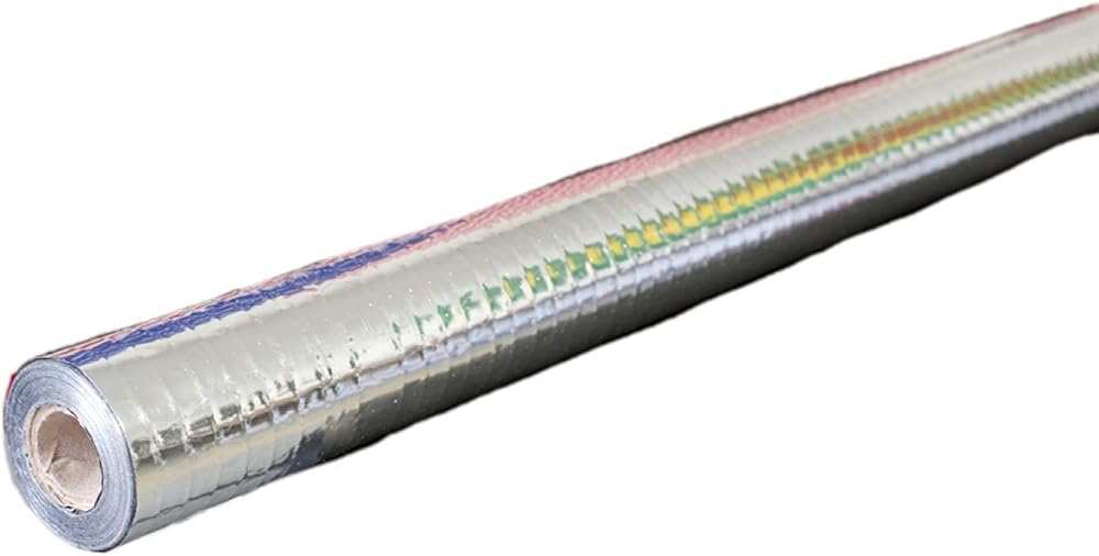 US Energy Products 2000sqft (4ft x 500ft) Diamond Radiant Barrier Solar Attic Foil Reflective Insulation Reflective Aluminum Breathable Attic Roof Foil – BLOCKs 99% of Heat / 99% RF Signals SCIF RFID