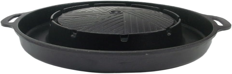 Aluminum Alloy Circular Hot Pot Card Furnace Barbecue Plate