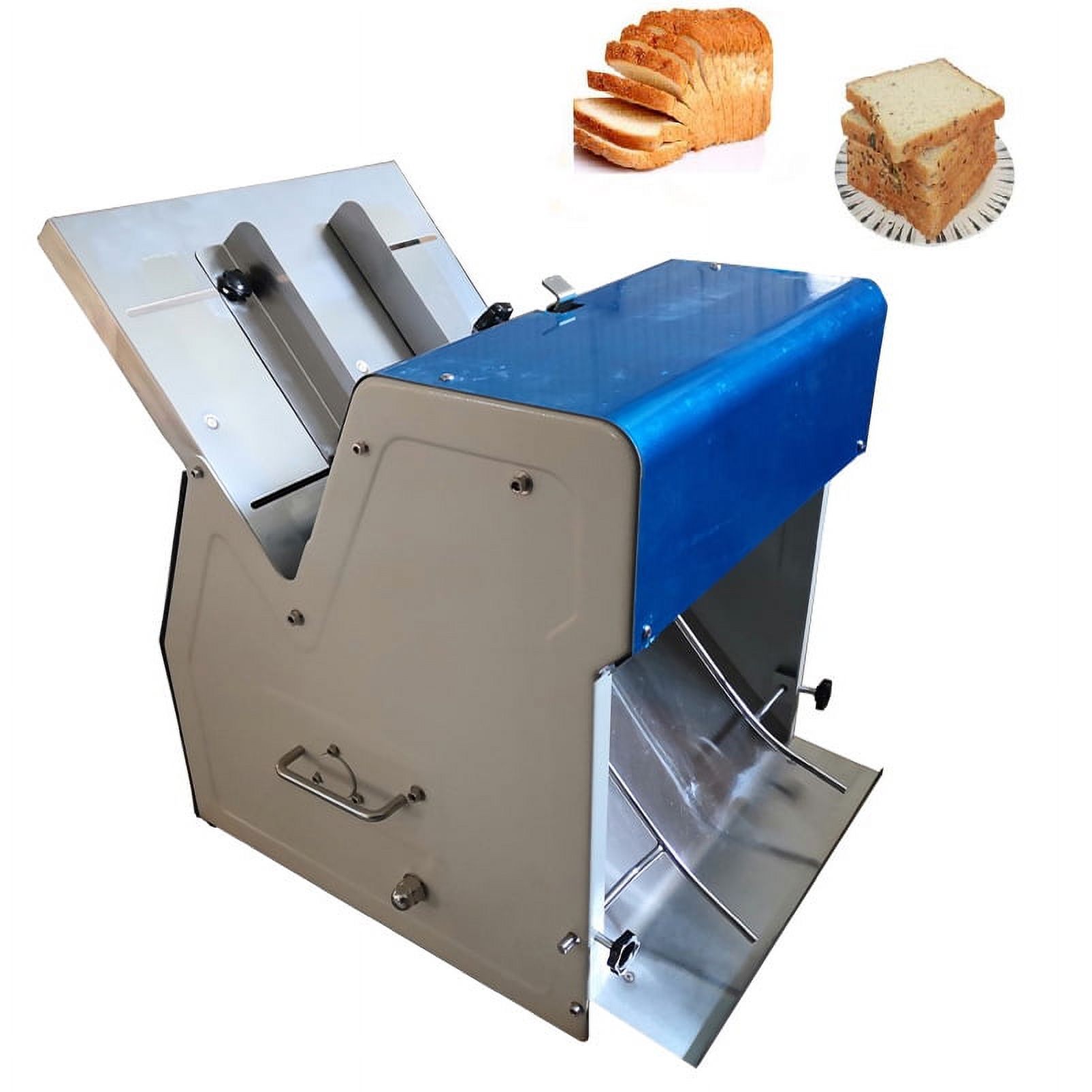 INTSUPERMAI Toast Slicing Machine Automatic Electric Bread Slicer Machine for Bakery Bread Shop