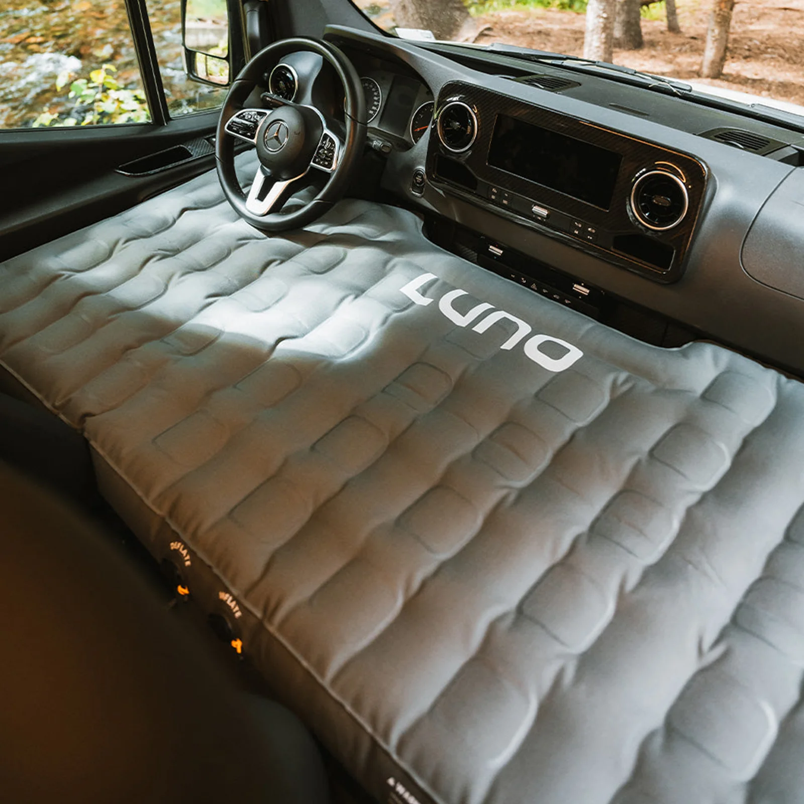 Front Cab Air Mattress — Camper Vans