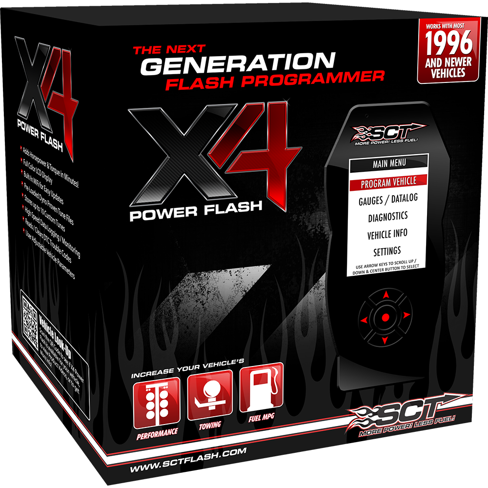 SCT Ford Cars & Trucks (Gas & Diesel) X4 Power Flash Programmer EO Certified SCT Performance 7015PEO