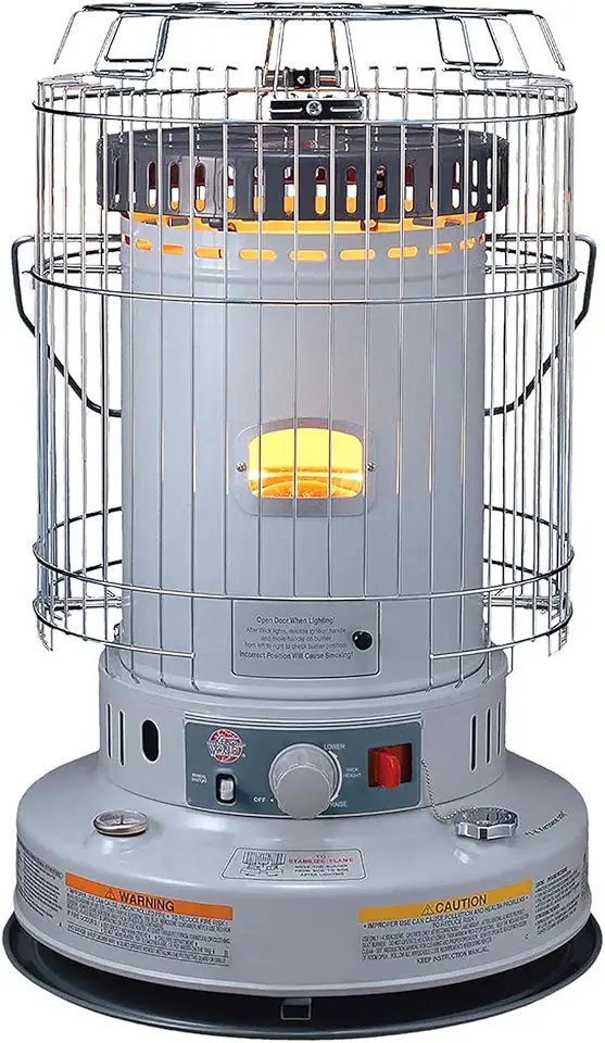 Kero World KW-24G Indoor Kerosene Heater, Large, White