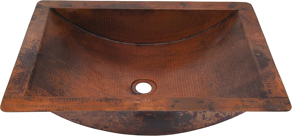MERIDA Copper Bath Sink, Natural