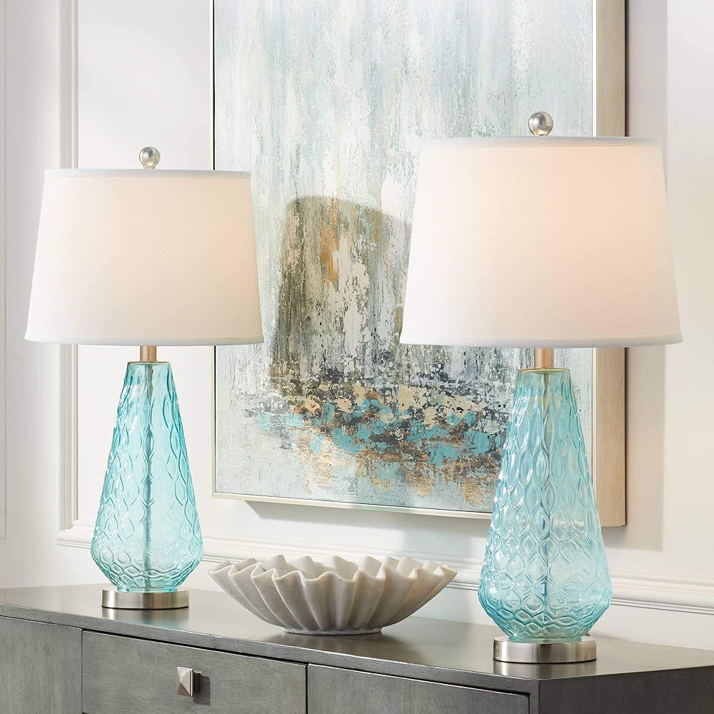 360 Lighting Dylan Coastal Modern Contemporary Style Table Lamps 27.5