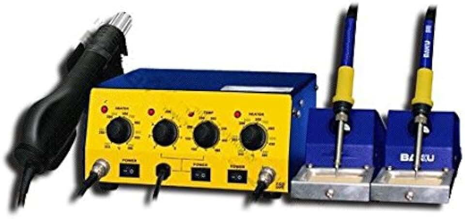 GOWE 3 in 1 SMD Rework Station Air Temperature Range:150¡ãC~500¡ãC; Soldering Iron Temp:200¡ãC~480¡ãC